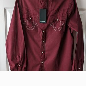 True Religion Western Snap Button Down